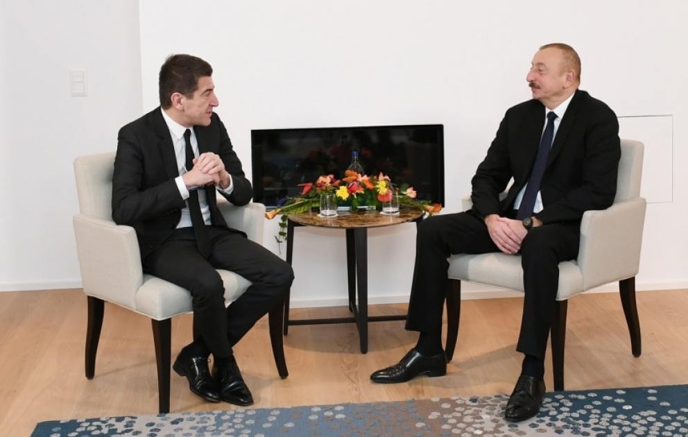 Präsident Ilham Aliyev trifft sich mit CEO von “Lazard Freres” VIDEO
