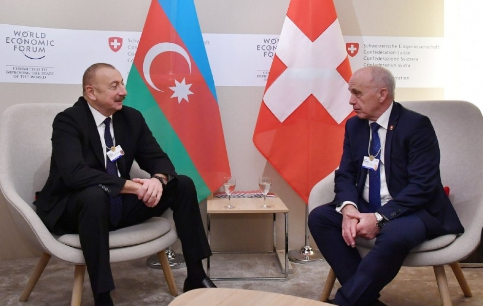 Состоялась встреча Президента Азербайджана Ильхама Алиева и Президента Швейцарии Ули Маурера  ОБНОВЛЕНО ВИДЕО