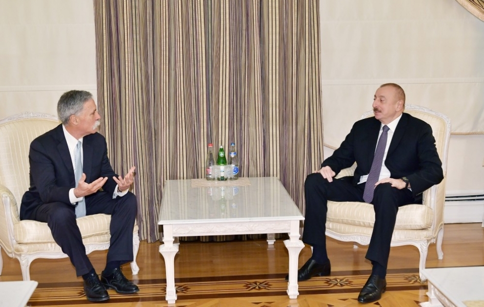 Prezident İlham Əliyev Formula 1 Qrupunun baş icraçı direktorunu qəbul edib  YENİLƏNİB VİDEO