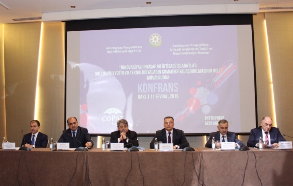 Bakıda əqli mülkiyyətin və texnologiyaların kommersiyalaşdırılmasının rolu mövzusunda konfrans keçirilib  YENİLƏNİB-2 VİDEO
