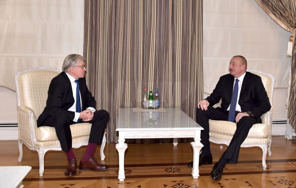 Prezident İlham Əliyev Niderland-Azərbaycan Dostluq Qrupunun sədrini qəbul edib  YENİLƏNİB VİDEO