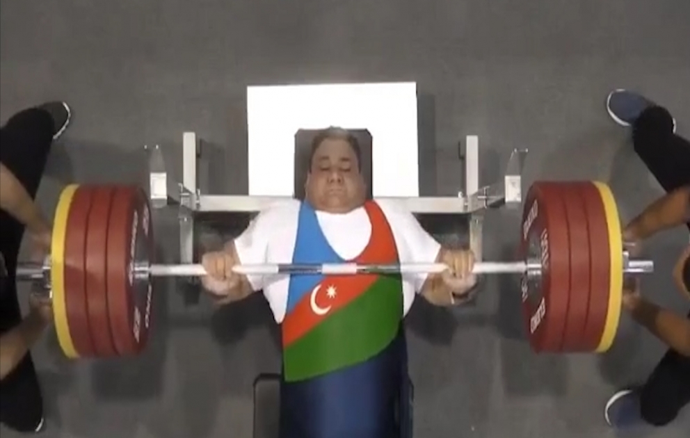 Azerbaijani Paralympic powerlifter captures bronze at World Cup VIDEO