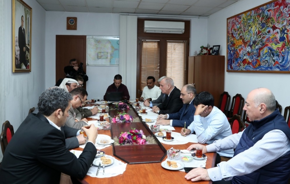 Journalisten aus Katar und dem Libanon besuchen AZERTAC VIDEO