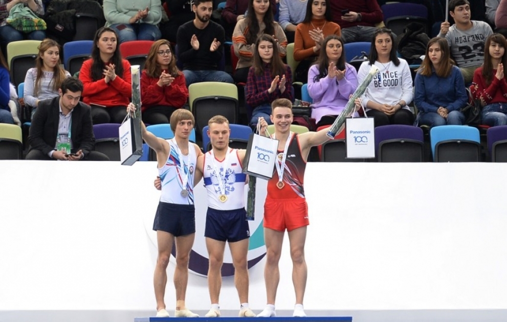 Azərbaycan gimnastı Mixail Malkin Dünya Kuboku yarışlarında gümüş medal qazanıb VİDEO