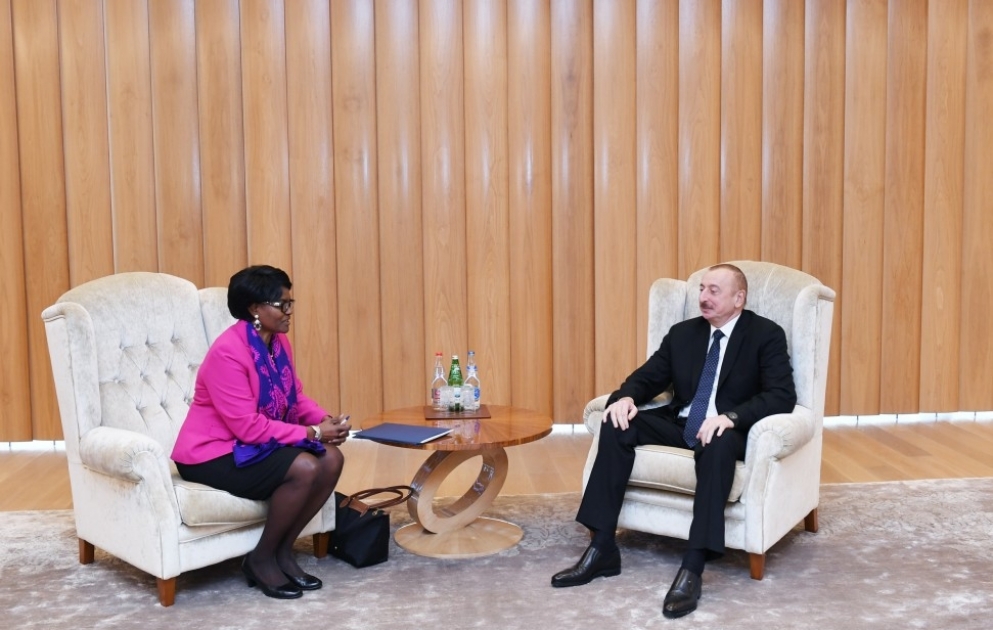 Entretien du président Ilham Aliyev avec la directrice régionale de la BM pour le Caucase du Sud VIDEO