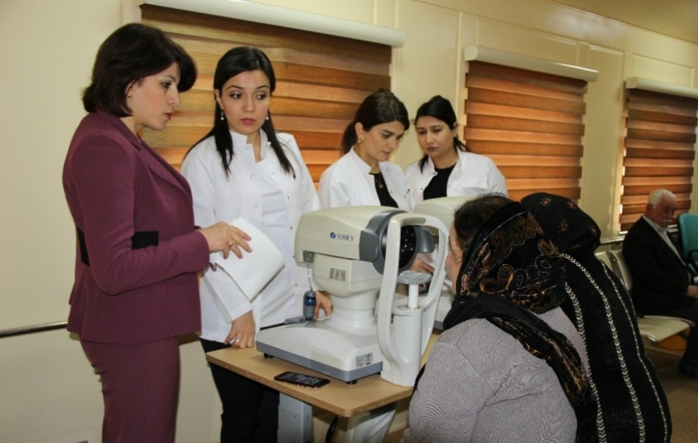 Milli Oftalmologiya Mərkəzinin Dəmiryolu Səyyar Klinikası Xaçmazda fəaliyyətə başlayıb VİDEO