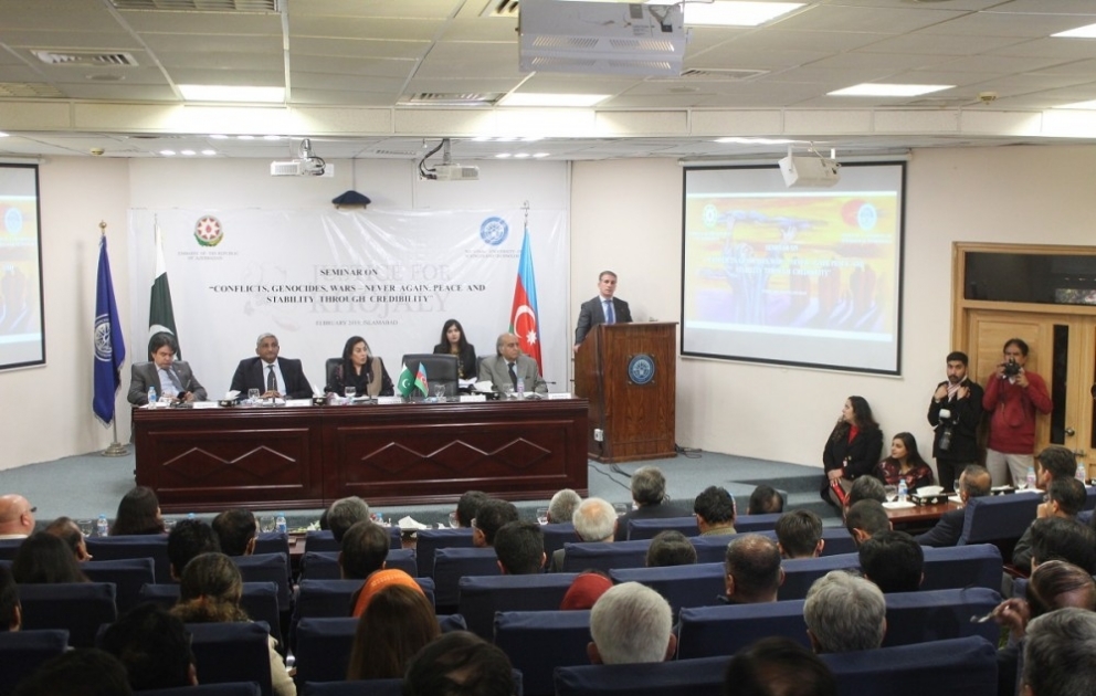 İslamabadda Xocalı soyqırımına həsr olunan seminar keçirilib VİDEO