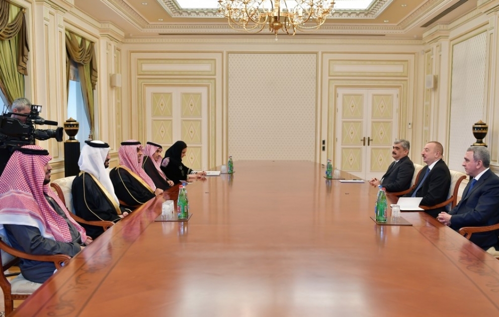 President Ilham Aliyev received Saudi Arabian delegation VIDEO