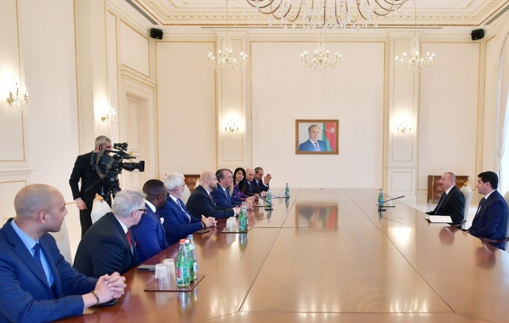 President Ilham Aliyev received delegation led by president of US-based Foundation for Ethnic Understanding VIDEO