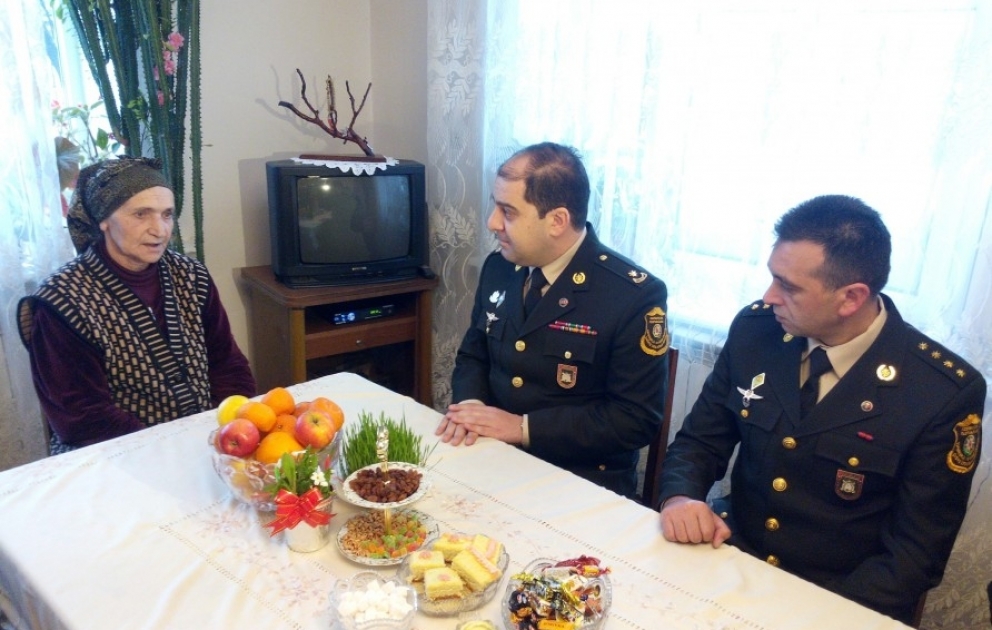Qusarda şəhid ailələrinə bayram sovqatı paylanılıb VİDEO