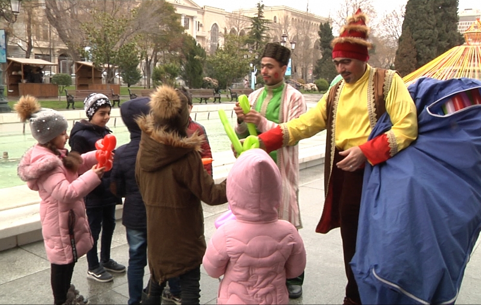 Bu gündən Bakıda Novruz festivalına start verilib VİDEO
