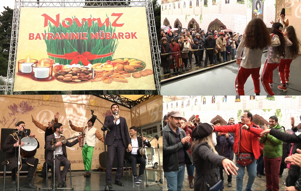 İçərişəhərdə “Bahar festivalı” açılıb VİDEO