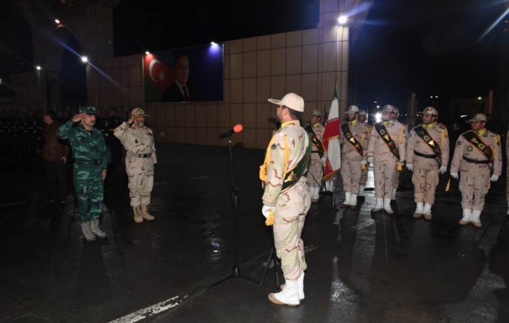 Azərbaycan və İran dövlət sərhədində Novruz bayramı münasibətilə tədbir təşkil olunub VİDEO