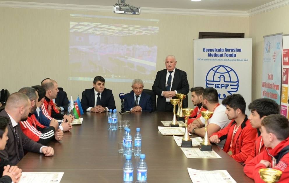 Aşihara karate komandamızın bütün üzvlərinin Avrasiya çempionatında medal qazanmaları yüksək qiymətləndirilib VİDEO