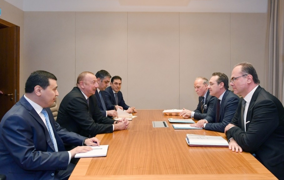 Le président Ilham Aliyev s’est entretenu avec le vice-chancelier autrichien VIDEO