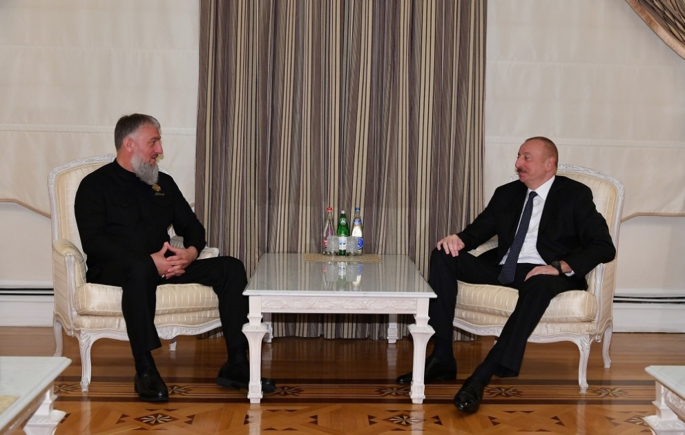President Ilham Aliyev received adviser to head of Chechen Republic of Russia VIDEO
