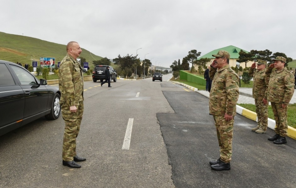 President Ilham Aliyev visited military unit of Defense Ministry`s Special Forces VIDEO