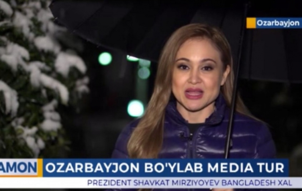 Özbəkistan televiziya kanalında Azərbaycanla bağlı geniş videomaterial yayımlanıb VİDEO