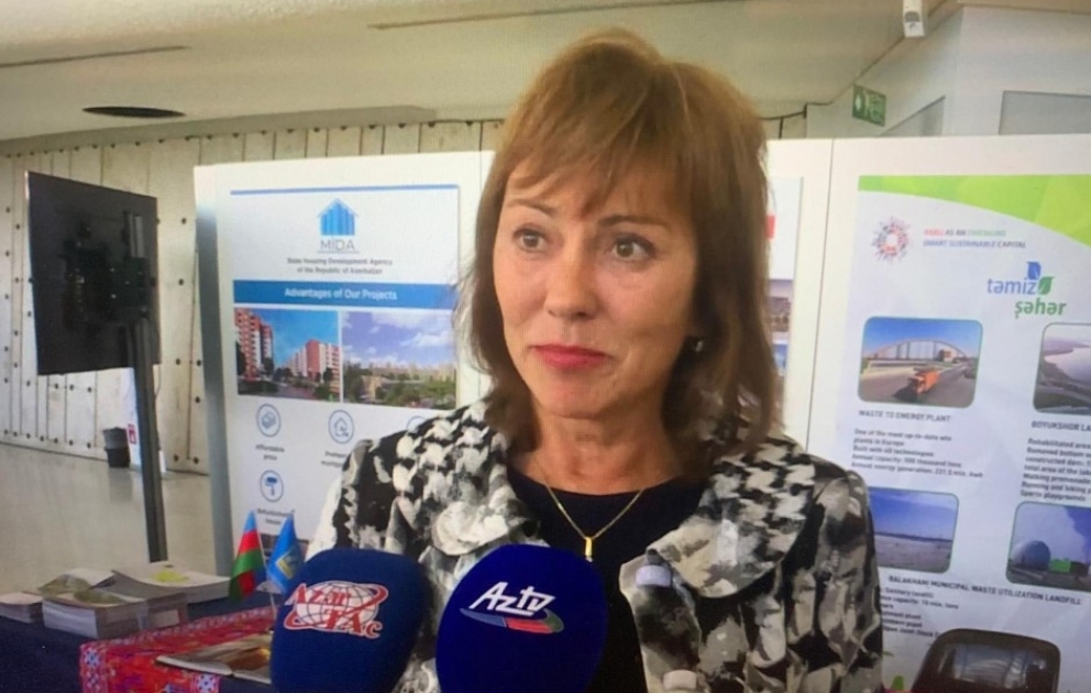 BMT-nin Baş katibinin müavini Olqa Alqayerova: Bakı insanlar üçün daha təmiz və gözəl şəhərə çevrilir VİDEO
