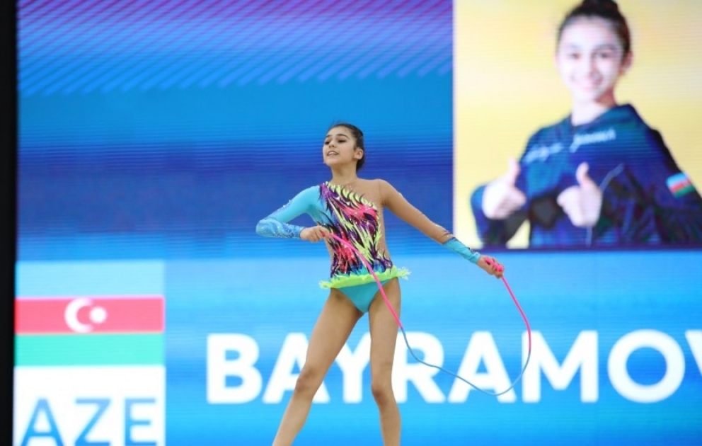 II "AGF Junior Trophy" turnirində fərdi gimnastların çoxnövçülük üzrə mübarizəsi davam edir VİDEO