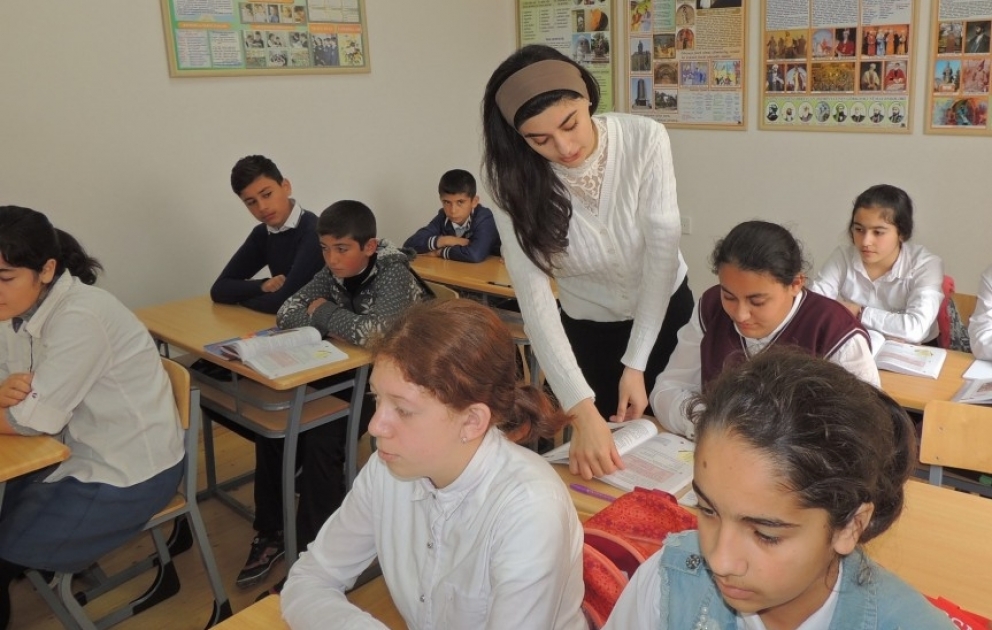 BSU-nun tələbələri: Cocuq Mərcanlıda pedaqoji təcrübə keçməkdən qürur duyuruq VİDEO