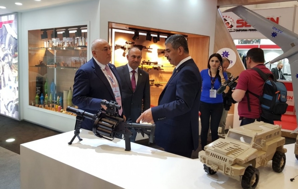 Müdafiə Sənayesi Nazirliyinin məhsulları Türkiyədə keçirilən “IDEF-2019” sərgisində nümayiş etdirilir VİDEO