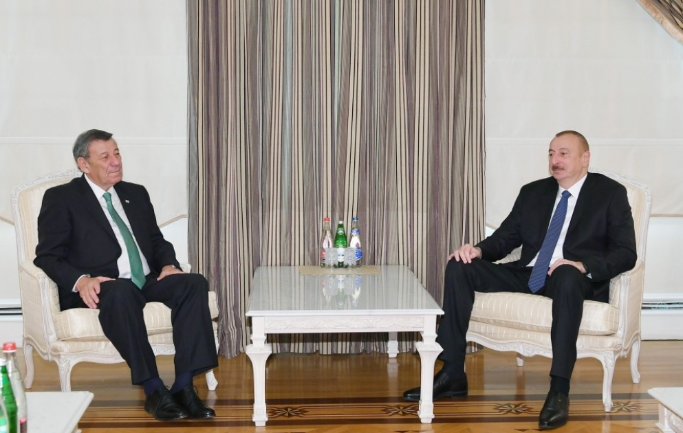 President Ilham Aliyev received Uruguayan foreign minister VIDEO