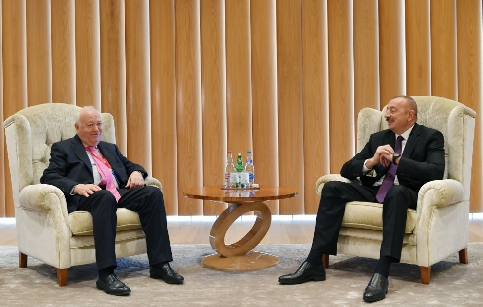 Президент Ильхам Алиев принял верховного представителя Альянса цивилизаций ООН  ВИДЕО