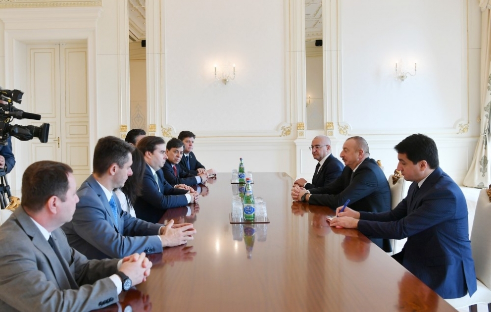 President Ilham Aliyev received delegation led by president of Chamber of Deputies of Brazilian National Congress VIDEO