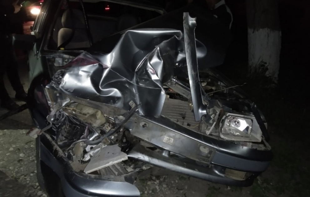 Xaçmazda baş verən qəzada 3 nəfər xəsarət alıb VİDEO