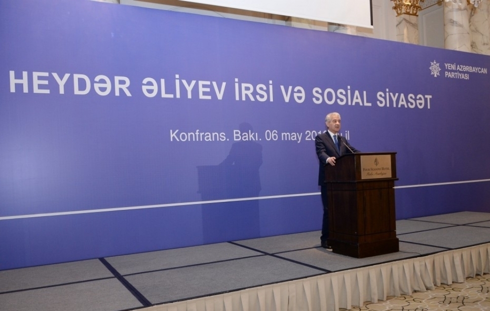 Yeni Azərbaycan Partiyası "Heydər Əliyev irsi və sosial siyasət" mövzusunda konfrans təşkil edib YENİLƏNİB VİDEO