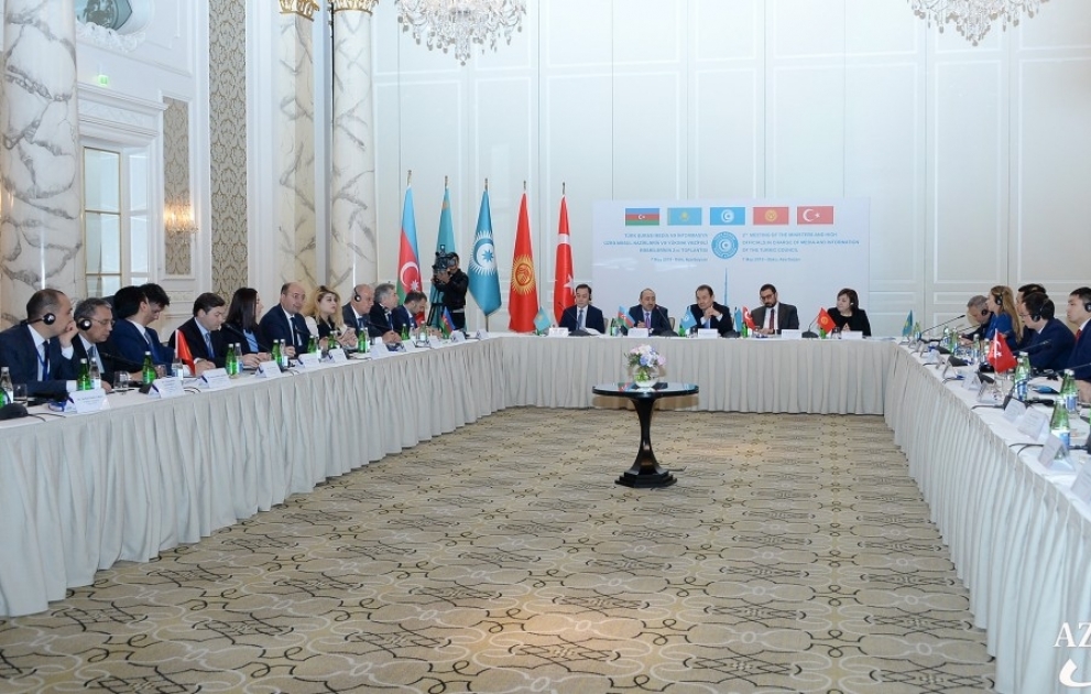 II. Versammlung von Ministern und hochrangigen Beamten des türkischen Rates für Information und Medien in Baku VIDEO