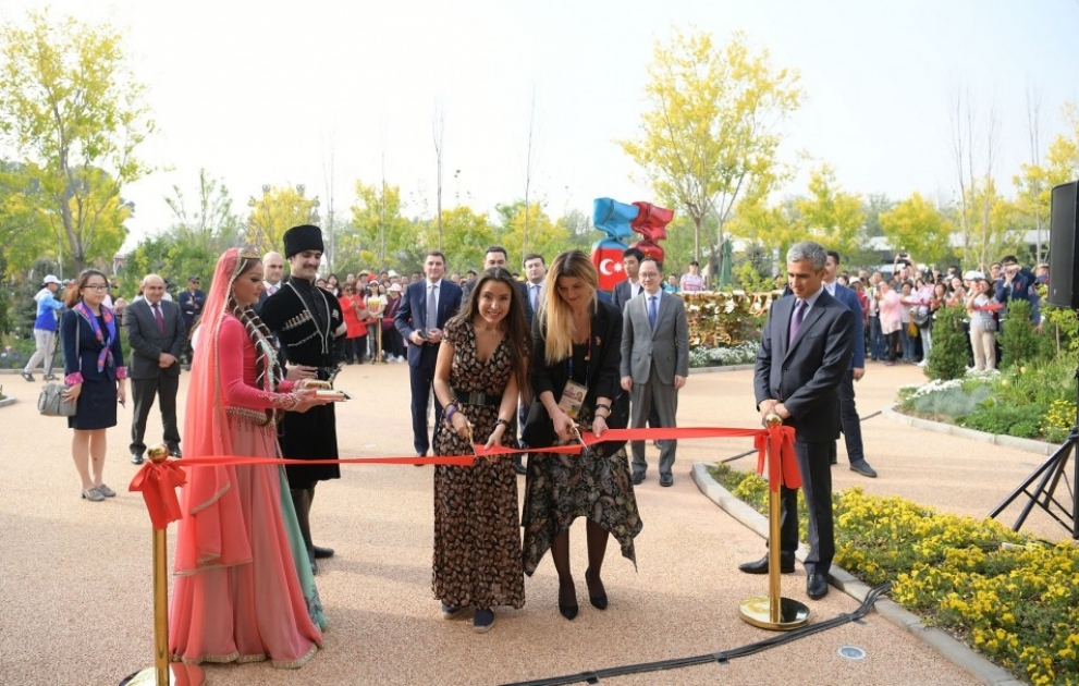 "Pekin Ekspo 2019" Botanika Sərgisində Azərbaycan pavilyonunun rəsmi açılışı olub VİDEO