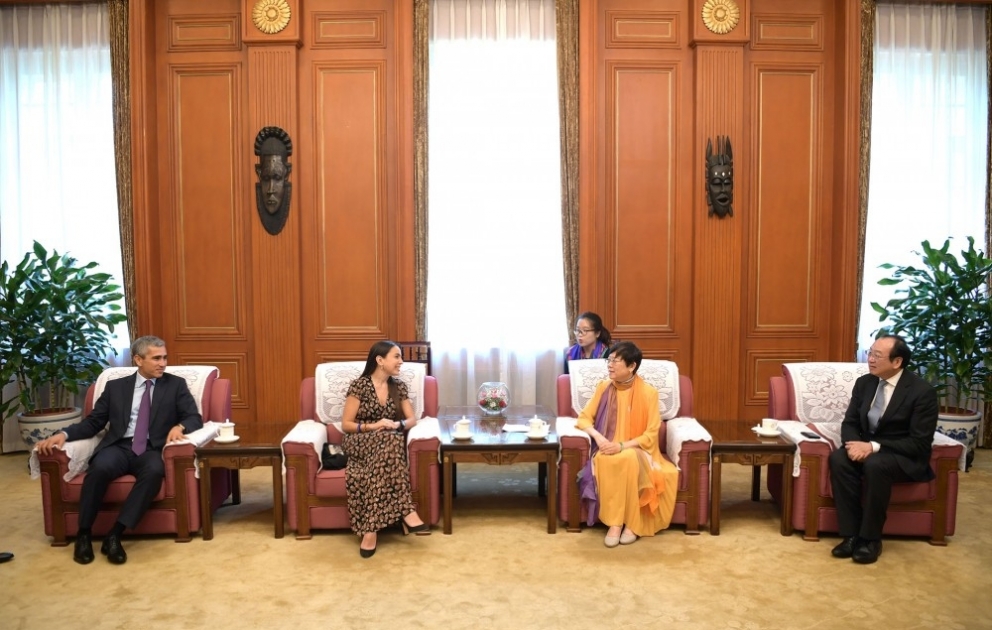 Pékin: rencontre de Leyla Aliyeva avec la présidente de l’Association du peuple chinois pour l’Amitié avec l’étranger VIDEO