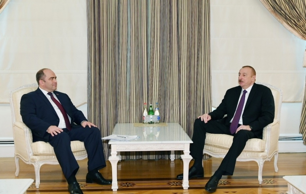 Prezident İlham Əliyev Belarusun Baş nazirinin müavininin rəhbərlik etdiyi nümayəndə heyətini qəbul edib YENİLƏNİB VİDEO