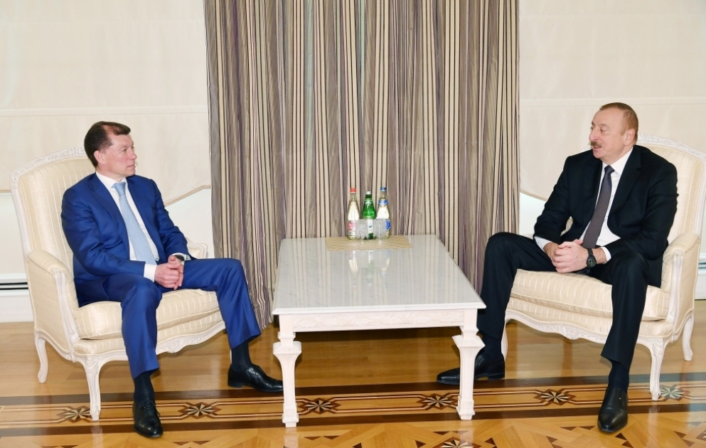 Prezident İlham Əliyev Rusiyanın Əmək və Sosial Müdafiə nazirini qəbul edib YENİLƏNİB VİDEO