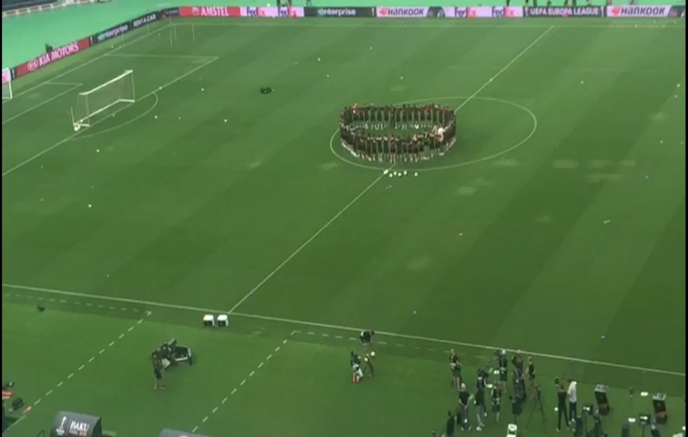 Bakı Olimpiya Stadionunda “Arsenal” futbol klubu üzvlərinin açıq məşqi olub VİDEO