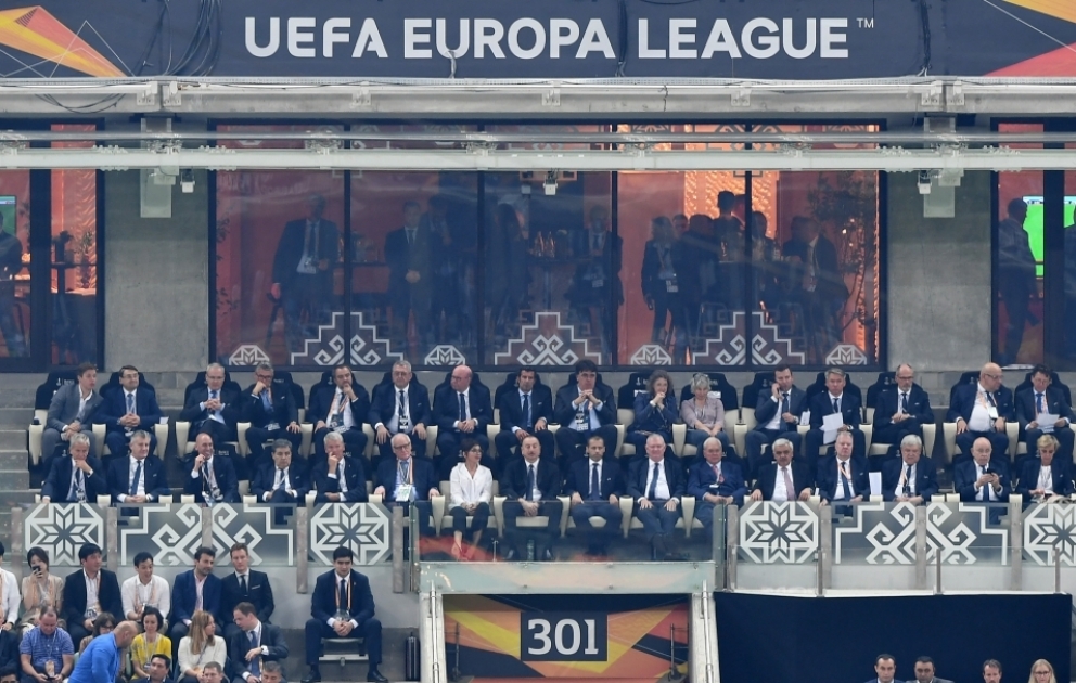 Chelsea won UEFA Europa League final at Baku Olympic StadiumPresident Ilham Aliyev watched the final match VIDEO