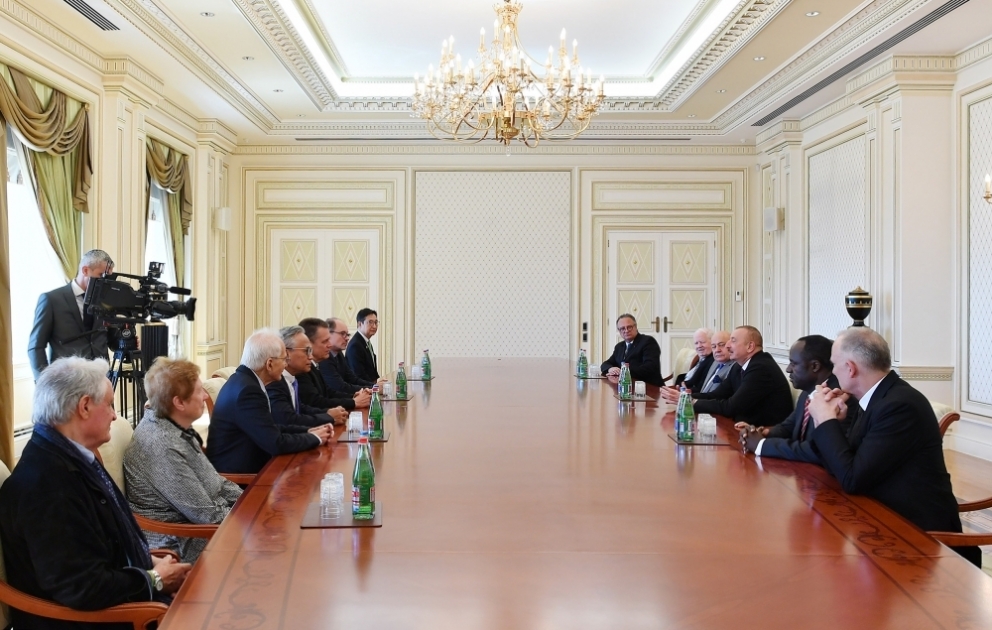 Президент Ильхам Алиев принял делегацию Международного союза архитекторов  ОБНОВЛЕНО ВИДЕО