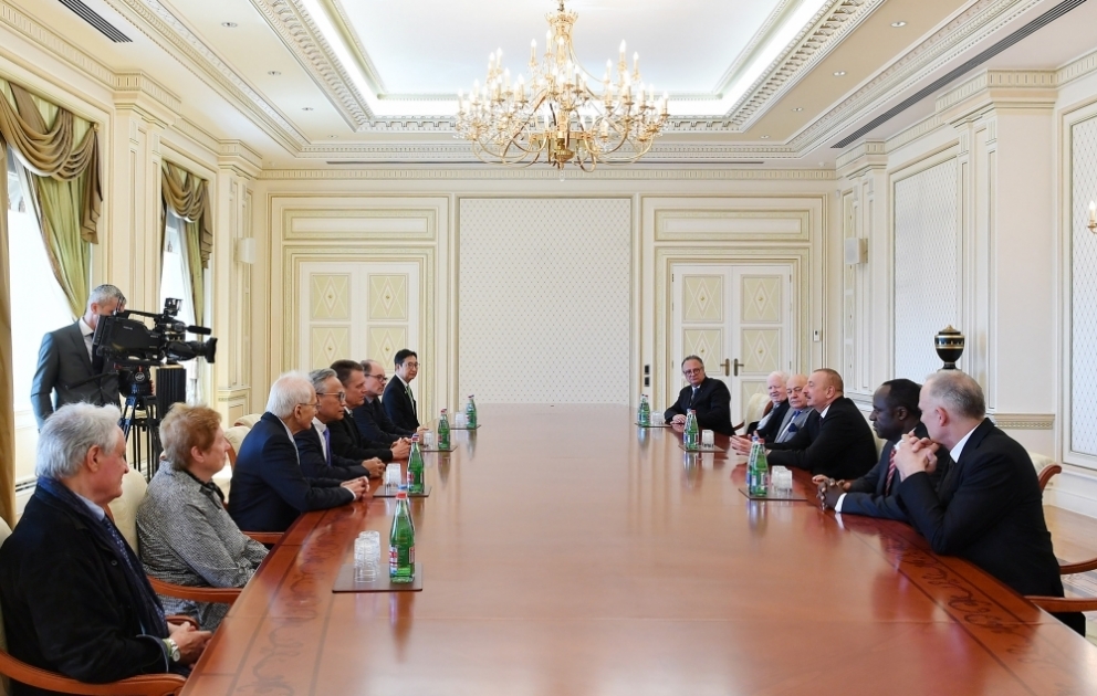 President Ilham Aliyev received delegation of International Union of Architects VIDEO