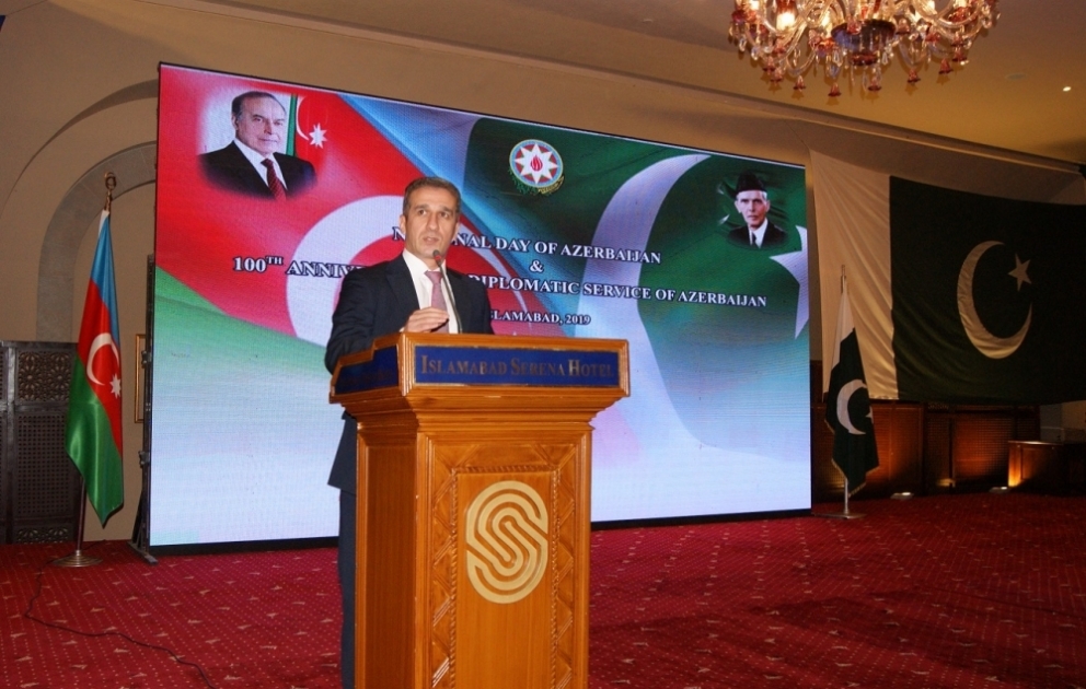 İslamabadda Respublika Günü və Azərbaycan Diplomatik Xidmətinin 100 illiyi qeyd olunub VİDEO