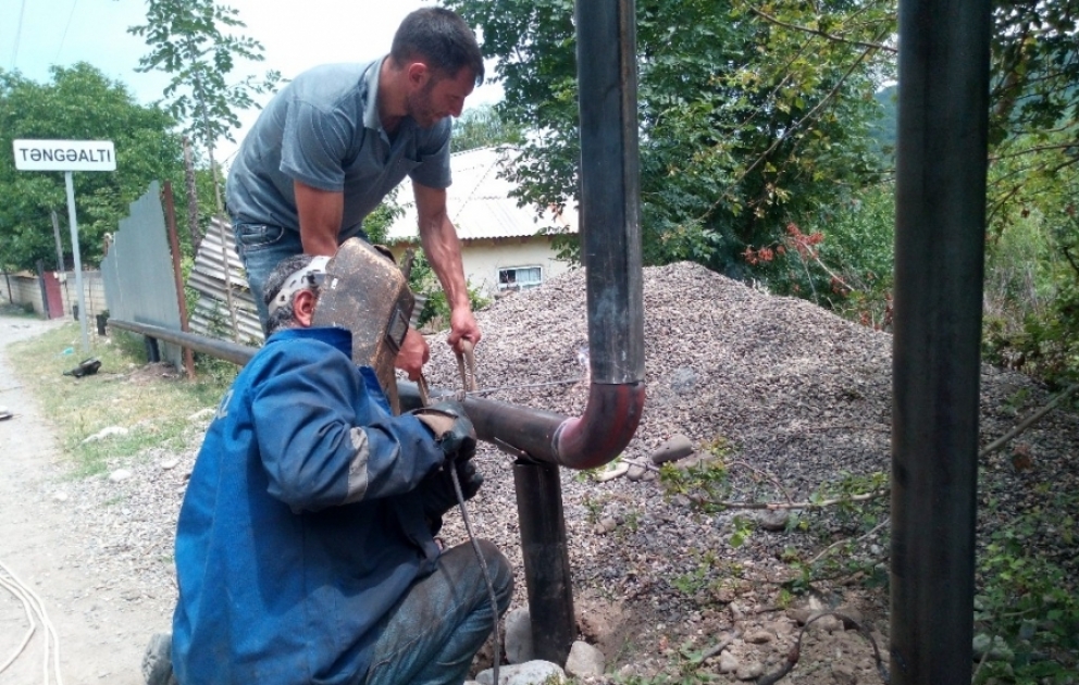 Qubanın daha 11 kəndi qazlaşdırılır VİDEO