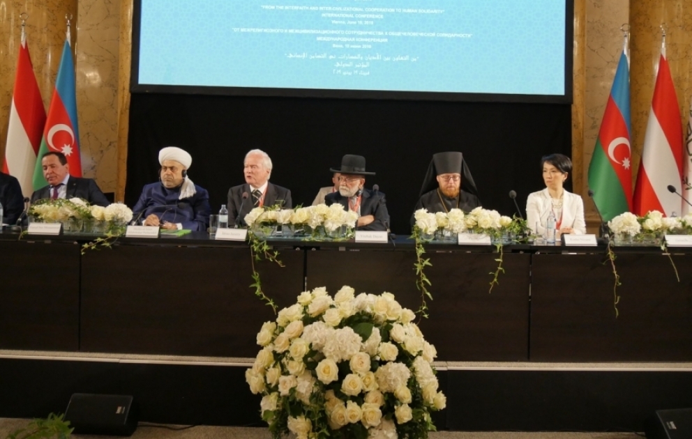 Internationalen Konferenz zum Thema "Von interreligiöser und interkultureller Zusammenarbeit zur humanen Solidarität" in Wien VIDEO