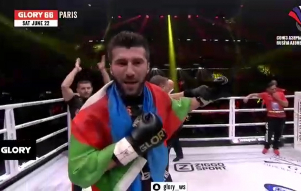Azərbaycan kikboksçusu Alim Nəbiyev “Glory” kəmərini qazanmaq üçün Parisə gəlib VİDEO