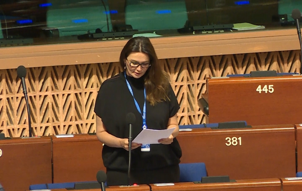 Azərbaycanlı deputat AŞPA-nı Ermənistana təzyiq göstərməyə çağırıb VİDEO