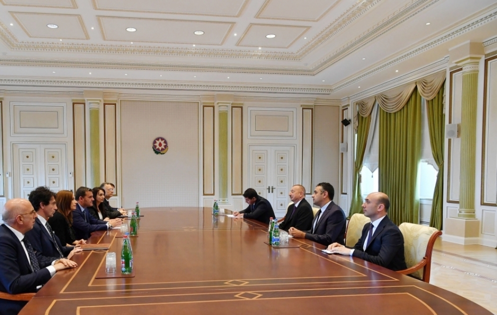 President Ilham Aliyev received delegation led by Italian minister of agricultural, food, forestry and tourism policies VIDEO