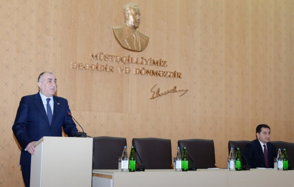 Azərbaycan Respublikasının diplomatik xidmət orqanlarının 100 illik yubileyinə həsr olunmuş VI müşavirə keçirilib VİDEO