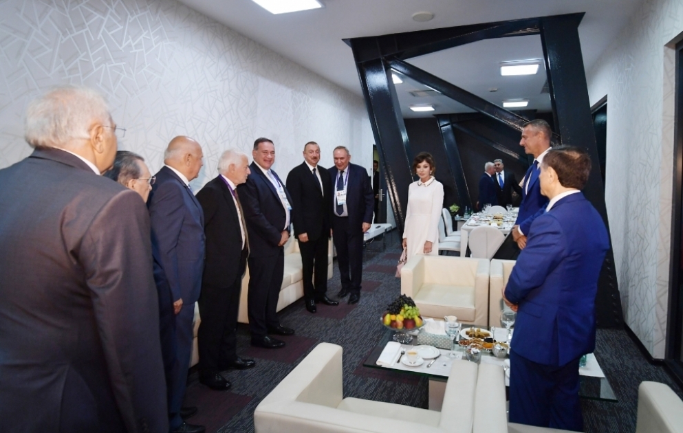Solemn opening ceremony of 15th Summer European Youth Olympic Festival held President Ilham Aliyev and first lady Mehriban Aliyeva attended the event VIDEO