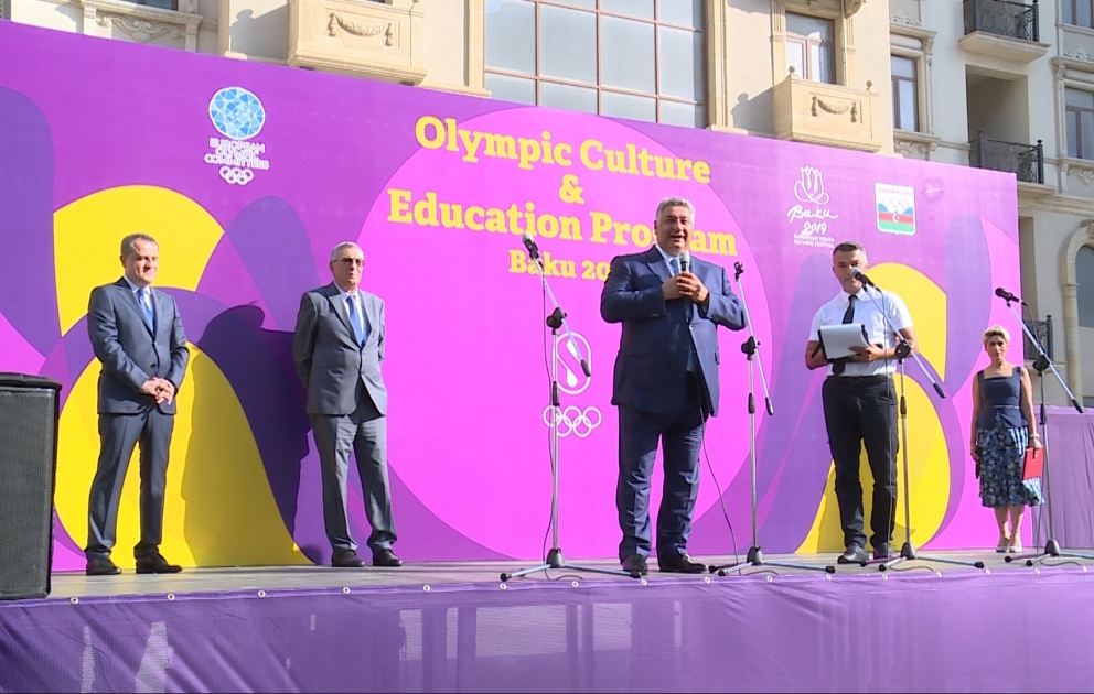 Atletlər kəndində “Olimpiya mədəniyyəti və təhsil proqramı” pavilyonunun açılışı olub VİDEO