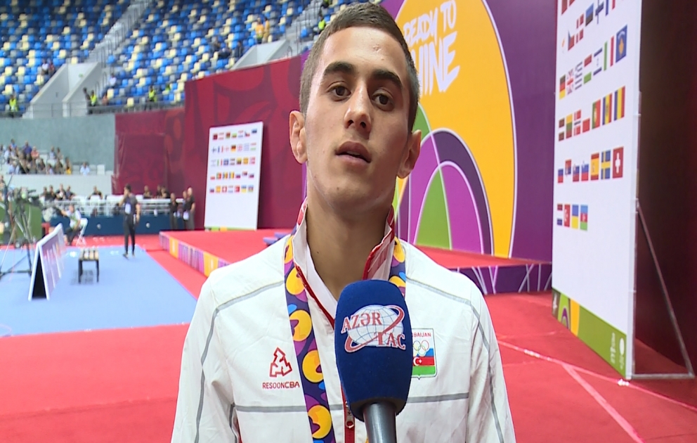 Elmir Əliyev: Məqsədim Olimpiya çempionu olmaqdır VİDEO